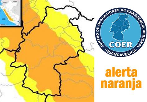 5 Provincias Huancavelicanas En Alerta Naranaja Se Pronostica Fuertes