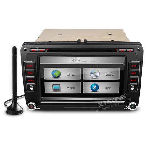 7 2 Din Car DVD Player For Volkswagen Skoda Seat GPS DAB Audio Dual