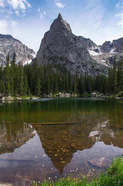 Lone Eagle Peak Vertical By Aaron Spong Colorado Mountains