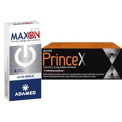 Zestaw Maxon Active 25 Mg 4 Szt Princex 25 Mg 4 Szt