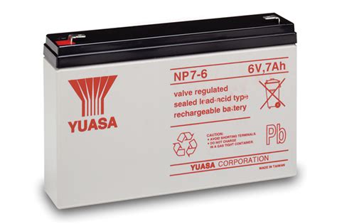 Yuasa Np V Ah Sealed Lead Acid Battery