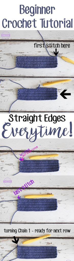 Crochet Tips Straight Edges Everytime Sewrella Crochet Tutorial