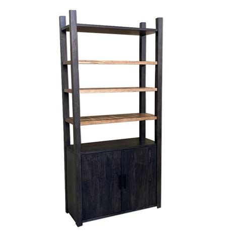 Solid Wood Handcrafted Bookcase Naked Furniture Off