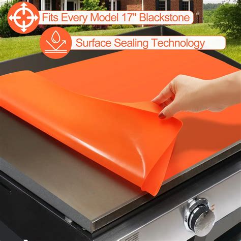 17 22 28 36 Inch Silicone Bbq Grill Mat Griddle Mat Silicone Protective Cover Large Silicone