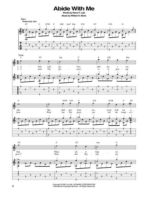 Favorite Hymns For Solo Guitar Sheet Music by Lyte/Monk (SKU: 00699275) - Stanton's Sheet Music