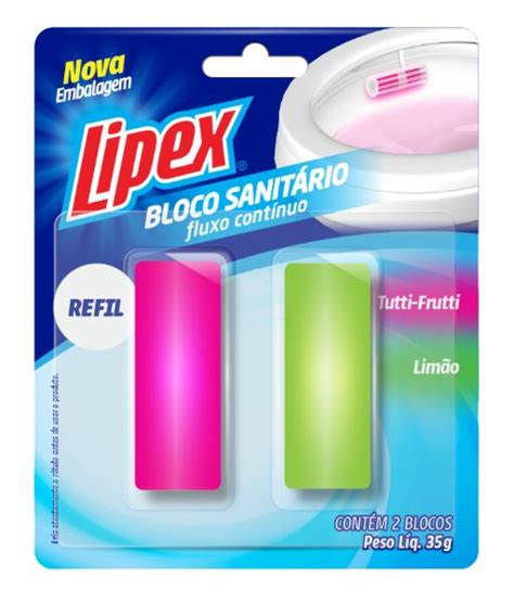 BLOCO SANITARIO LIPEX 35G C 2 REF TUTTI LIMAO Porto Seguro