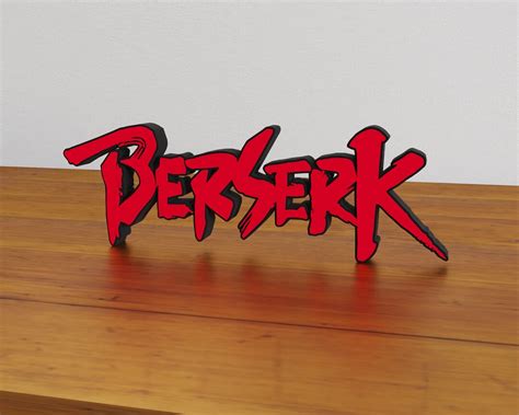 Berserk 3D Printed Logo Display - Etsy