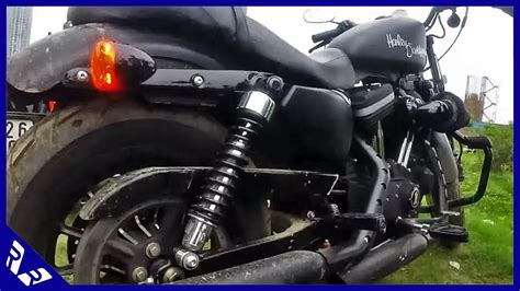 Exhaust Sound Comparison Iron 883 With Screaming Eagle Vs Harley Street 750 Youtube