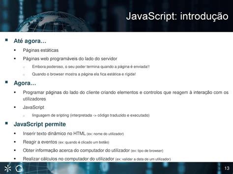 Programa O Para A Web Aula T Javascript Ppt Carregar