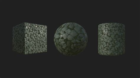 Stylized Mossy Cobblestone Substance 3d Designer Domestika