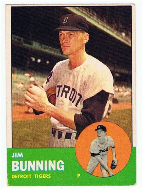 Bunning Jim 1963 Topps RK Sports Promotions