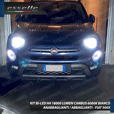 Conversione Fari Full Led K Canbus Fiat L Luce Bianca No Error