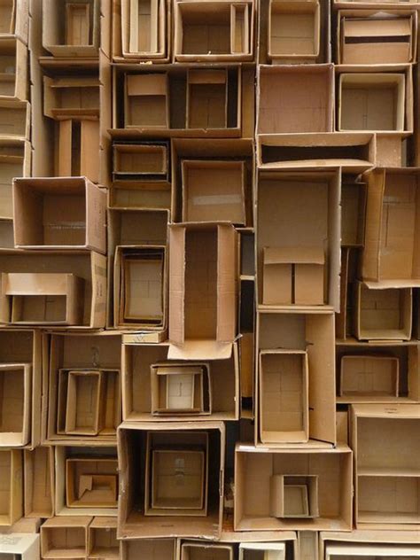 Amazing Boxes Cardboard Art Box Art Sculpture Installation