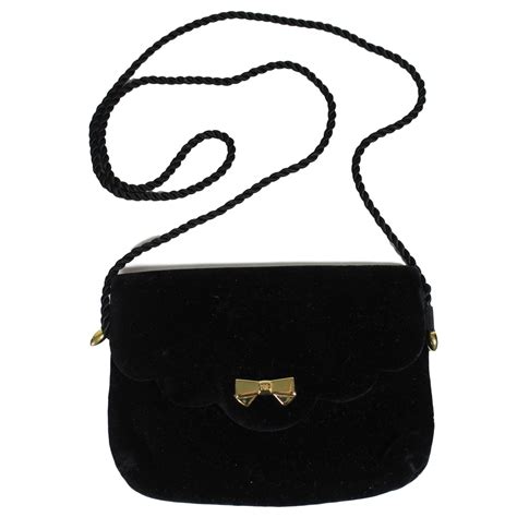 Nina Ricci Handbags Black Velvet Ref12514 Joli Closet