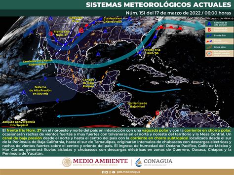 El Frente Frío Núm 37 producirá nuevo descenso de temperatura y rachas