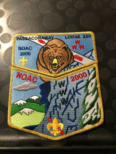 Oa Passaconaway Lodge S X Delegate Noac Two Piece Set Ebay