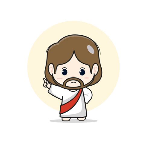 예수님 캐릭터 일러스트 Ai 다운로드 Download Jesus Character Vector Image 어반브러시