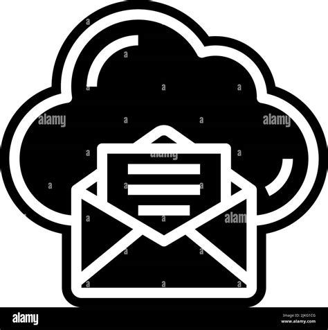 Email Icon Black Vector Illustration Stock Vector Image And Art Alamy