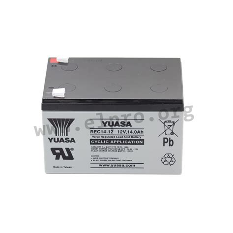 RE7 12LFR Yuasa Lead Acid Batteries 12 Volts Elpro Elektronik