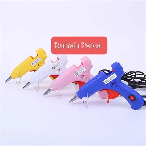 Jual Glue Gun On Off Glue Gun Kecil Lem Tembak Kecil 10 Watt