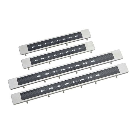 Escalade Door Sill Plates Illuminated Stainless Steel