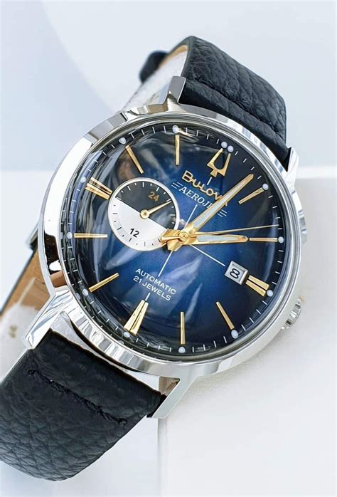 Bulova Aerojet Chronograph Automatic Blue Sunray Dial B Phongwatch