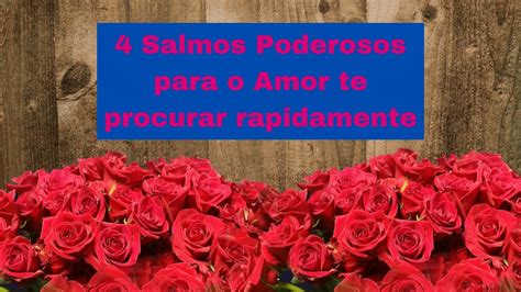 Salmos Poderosos Para O Amor Te Procurar Rapidamente Salmos