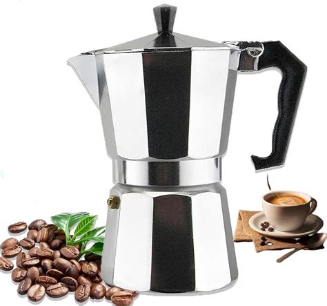 Tmosly Tazas Cafetera Italiana De Aluminio Moka Pot Express