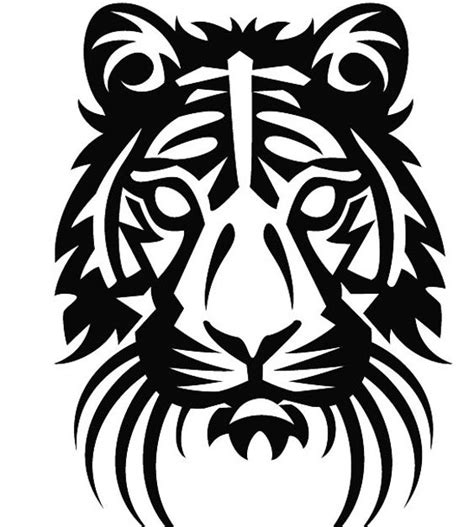 Tiger Head Car Decal Sticker Gympie Stickers