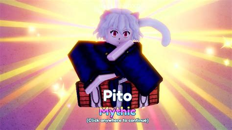 Showcase Da Nova Pitou Mythic No Anime Adventures Youtube