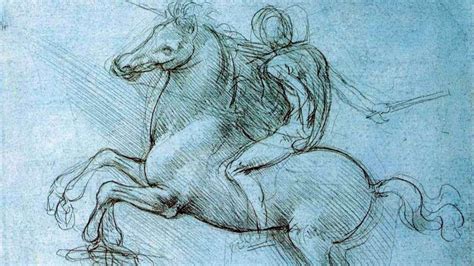 Leonardo Da Vinci Drawings Horse