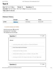 Test 5 World History To 1500 2022FA HIST 011A 101 Pdf 10 7 22 6 05 PM