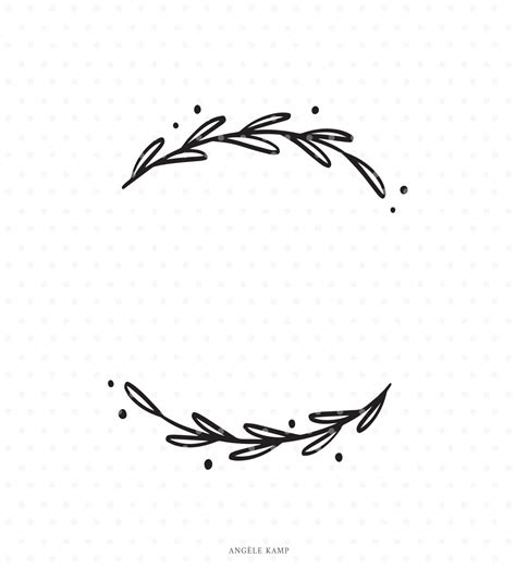 Wreath Svg Cut File Branch Svg Leaves Clipart Etsy