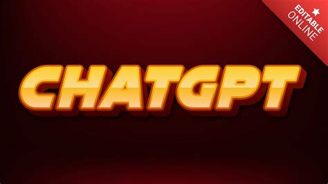 ChatGPT King 3D Text Effect Generator