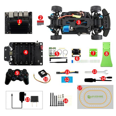 Jetracer Pro Ai Kit Acce High Speed Ai Racing Robot Powered By Jetson