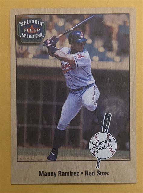 2003 Fleer Splendid Splinters Manny Ramirez 9 EBay