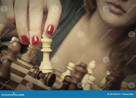 Chess Sexy Woman Stock Photos Royalty Free Images