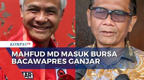 Isu Jadi Bacawapres Ganjar Mahfud Biar Parpol Yang Jawab Youtube