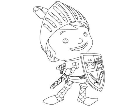 Awesome Picture Of Mike The Knight Coloring Page Color Luna