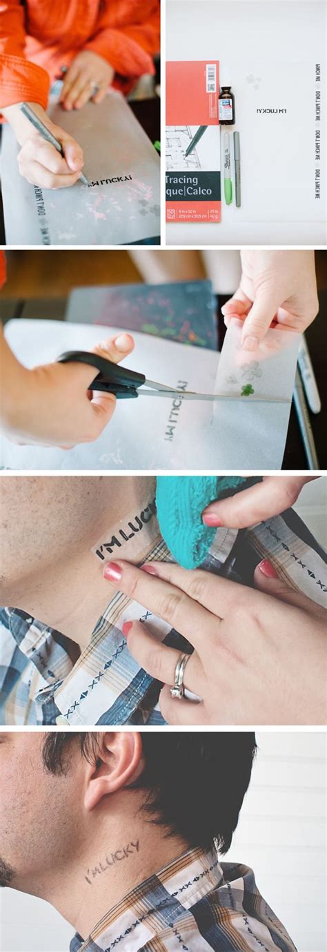 How To Make A Fake Tattoo With Sharpie • A Subtle Revelry Diy Tattoo Sharpie Tattoos Temp Tattoo