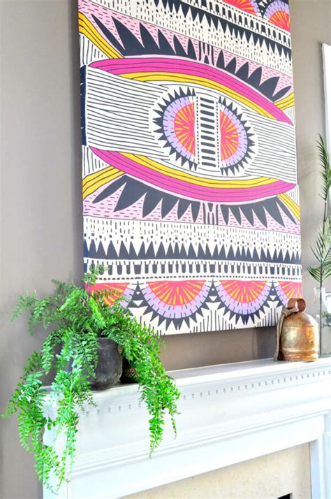 How To Mount A Tapestry For Wall Art Made In A Day