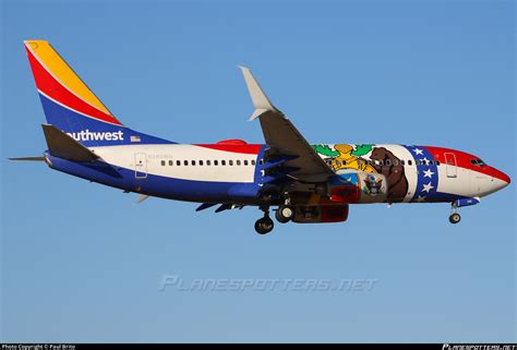 N280WN Southwest Airlines Boeing 737 7H4 WL Photo By Paul Brito ID