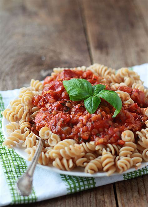 Red Lentil Pasta Sauce