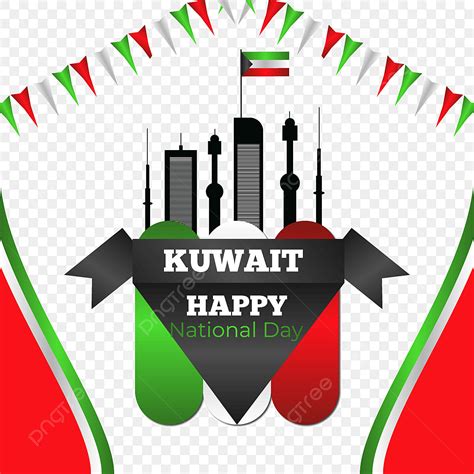 Kuwait National Day Vector Design Images Kuwait National Day Flat