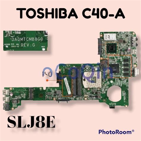 Jual Motherboard Mainboard Mobo Toshiba Satellite C A Chipset Slj E