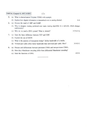 File Cu 2022 B Sc Honours Computer Science Semester 4 Paper Cc 8 Qp