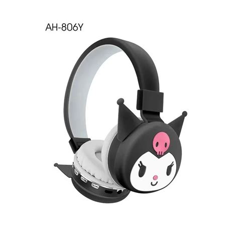 Kawaii Hello Kitty Bluetooth Headphone Sanrio Kuromi Wireless Headsets