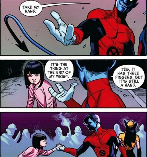 Pin By Alan Micheel On Noturno Nightcrawler Comic X Men Funny