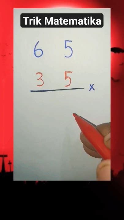 Perkalian Perkalian Trik Matematika Perkalian Matematika Maths Multiplication Shorts