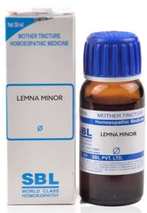 Sbl Lemna Minor Mother Tincture Q Medistore Remedy